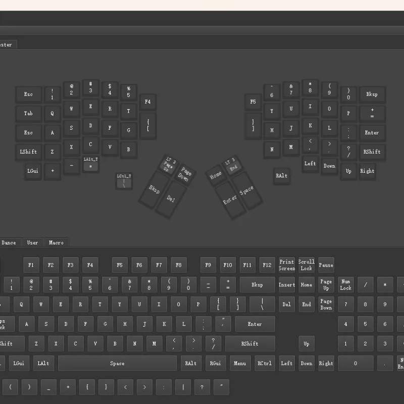 Redox 2.4G اللاسلكية سبليت لوحة المفاتيح قارورة ثلاثية الأبعاد الطباعة الساخنة مبادلة لوحة المفاتيح عدة الكمبيوتر Esports الألعاب لوحة المفاتيح الميكانيكية XDA Keycap #6