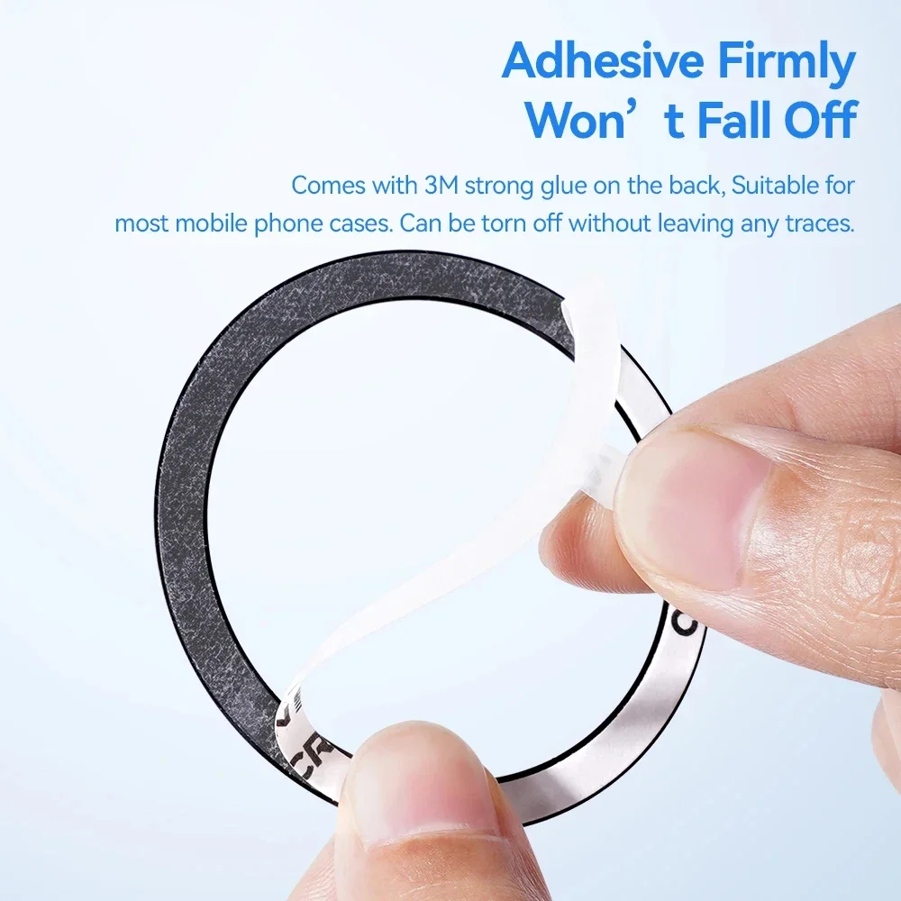 Magnetic Metal Plate Ring Wireless Charger Iron Sheet Sticker Car Phone Holder Compatible With All Phone Magnet Sheet view 4