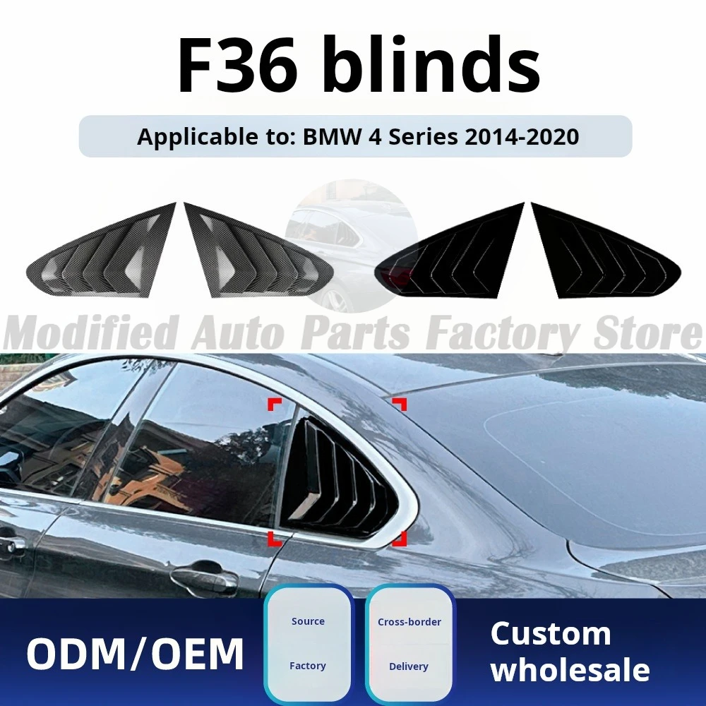 

Applicable To Bmw Bmw 4 Series F36 420i 430i 2014-20 Triangular Window Shutter Sticker Modification