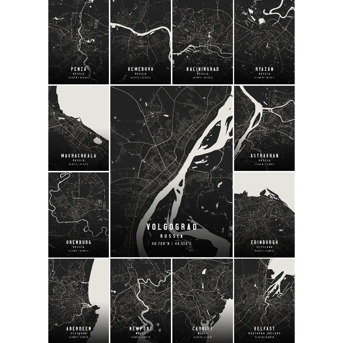 Volgogrado-Póster de Arte de pared de Rusia, colección de mancueva, diseño Interior, decoración del hogar, sala de estar impresiones para, dormitorio y oficina