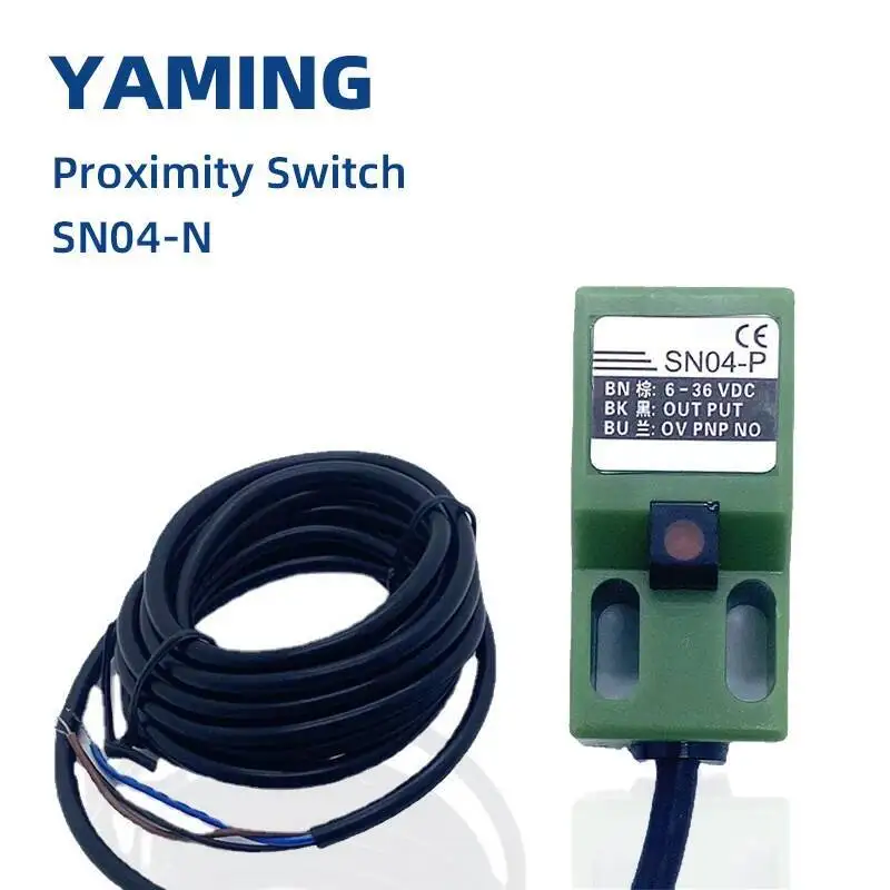

SN04-N Сенсор 3 провода НЕТ 5-30 В постоянного тока расстояние обнаружения 5 мм подход Силовые транзисторы NPN Индуктивный бесконтактный выключатель SN04N