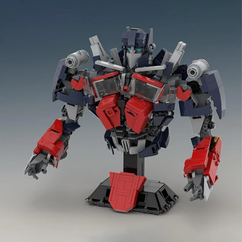 

701pcs MOC Optimu Prime Bust Characters Building Block Model Toys Creative Assembly Kids Holiday Gifts