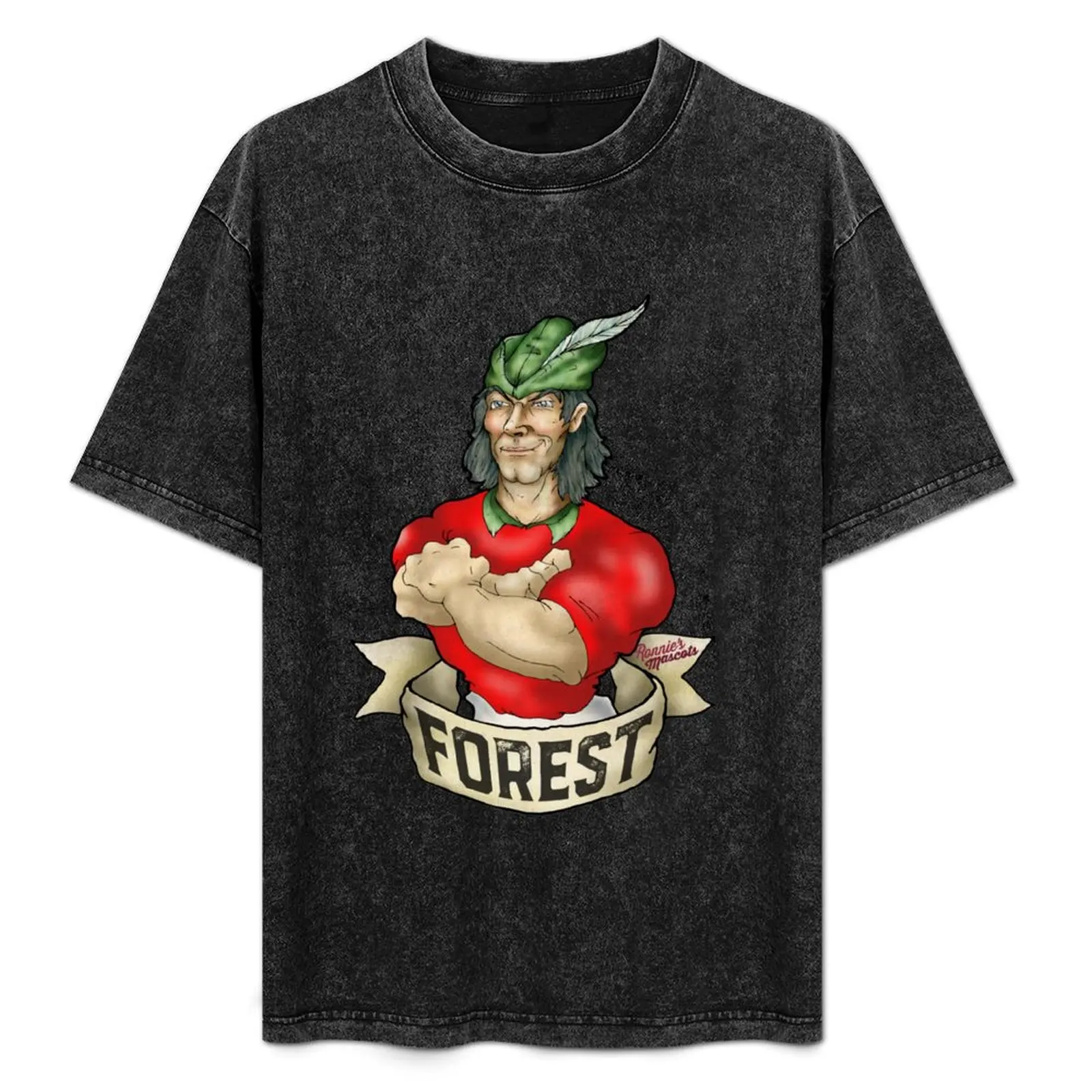 Nottingham Forest Robin Hood Mascot T-Shirt valentines boutique clothes street wear mens t shirt graphic