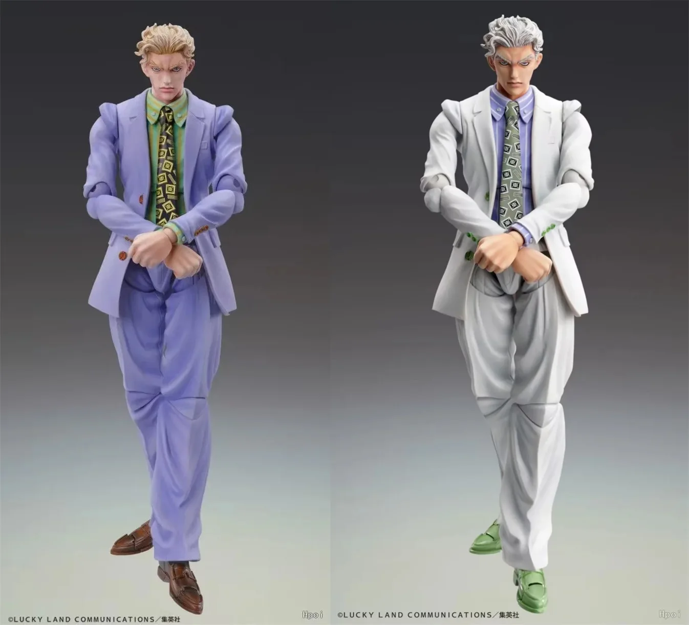 

JOJO's wonderful adventure, Kira Yoshikyo, blue and white, super image movable, ornament, model, boxed figure.
