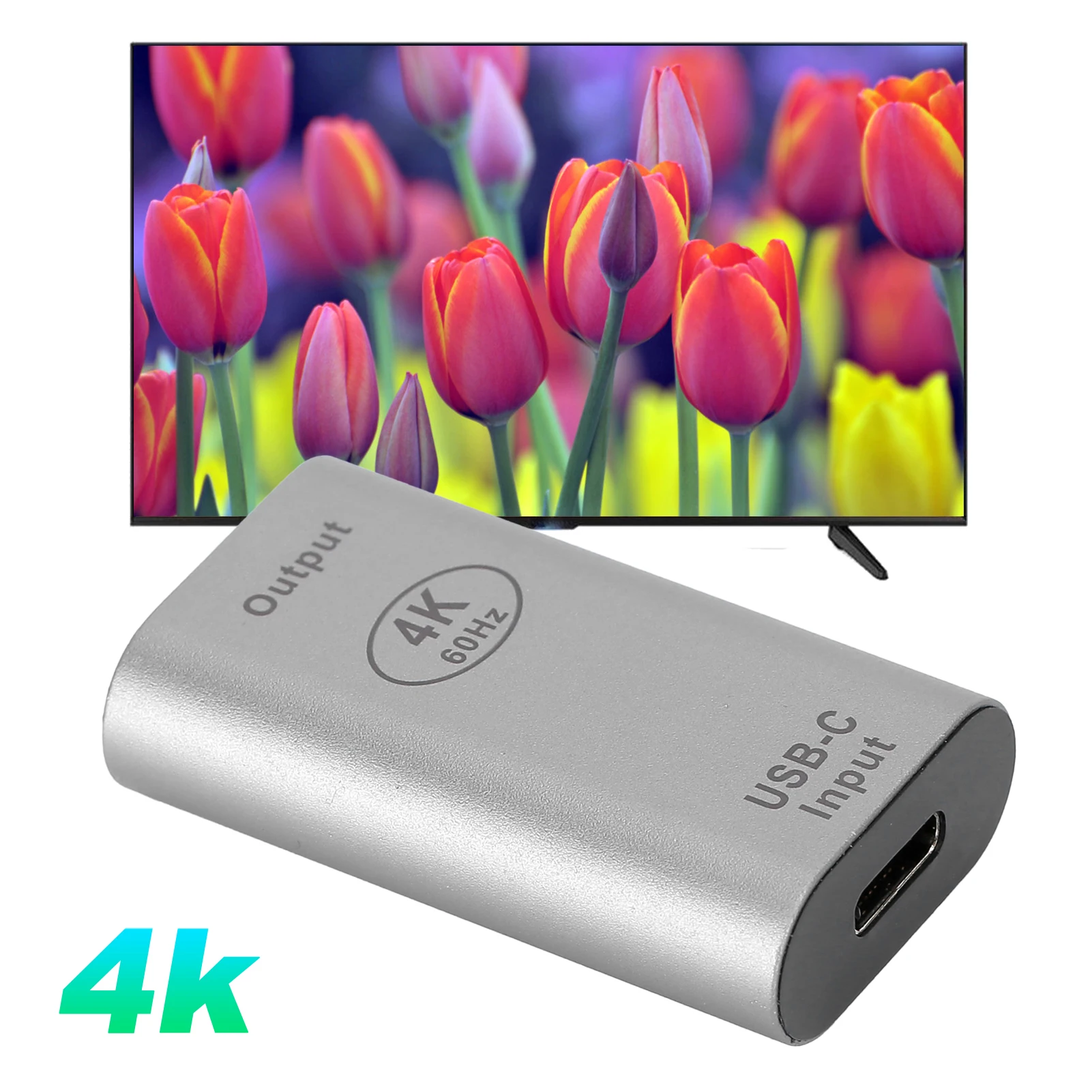 Type‑C Female to HDMI Female Adapter Mini Video Converter 4K 60Hz for Windows for Android Video Converter Type‑C to HDMI Adapter