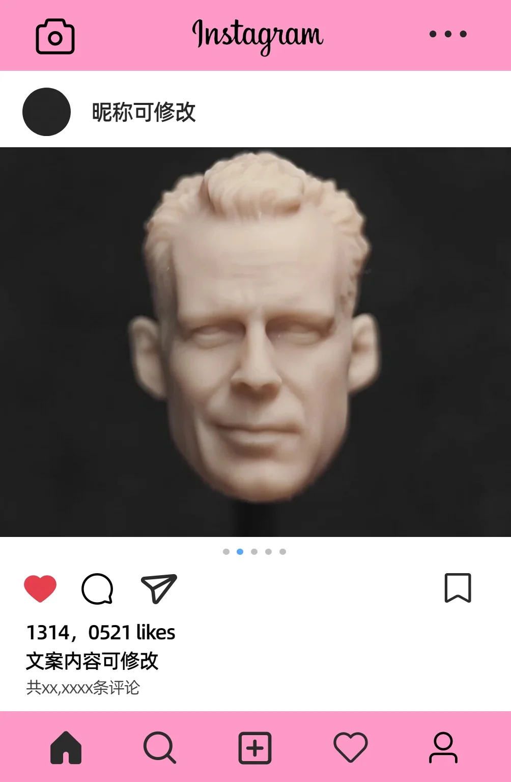 【Unpainted】1/12 Scale Male Soldier John McClane Highly Detailed Restoration White Head Carving For 6'' Action Figure Fit MAFEX