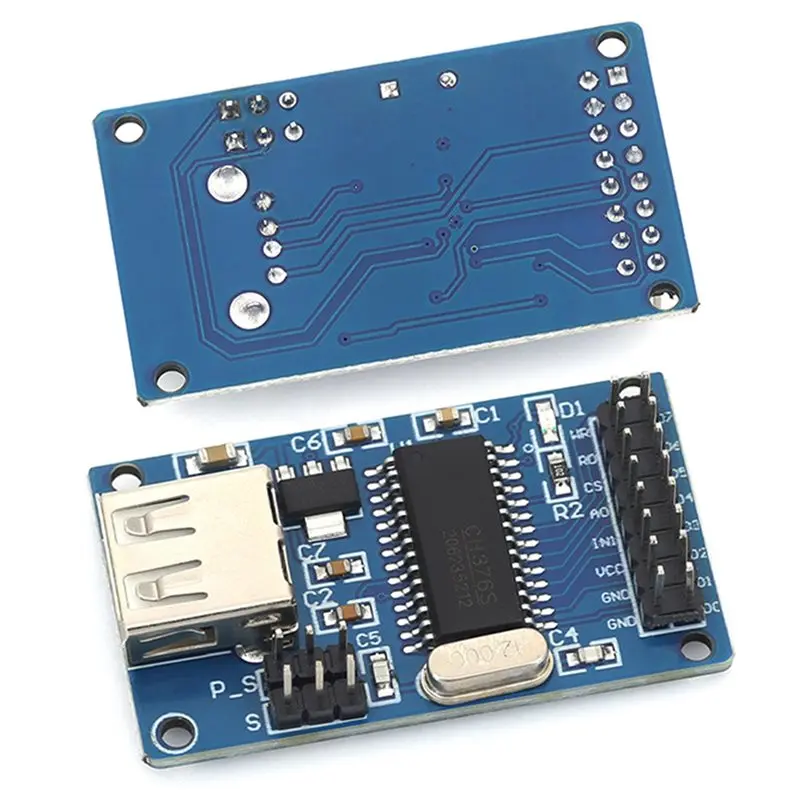 CH376S USB Module 2 Pieces USB Flash Drive Host Interface Module USB Disk Read/Write Main Interface Module