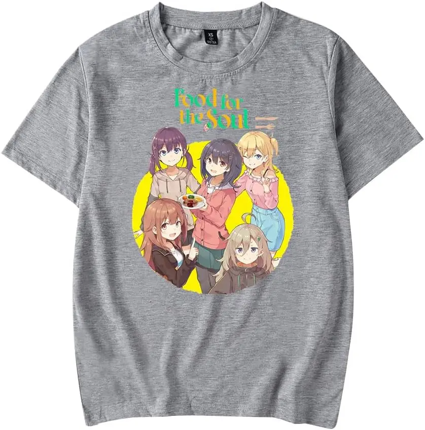 

Anime Food for The Soul Cosplay Merch T-Shirt Short-Sleeved Unisex Fashion Summer Casual Tee