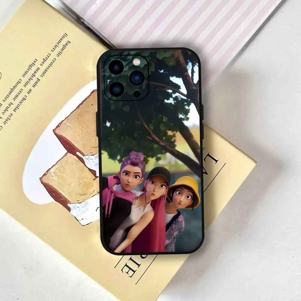 حافظة هاتف KPop D-Demon H-Hunters مصنوعة من السيليكون الناعم لهاتف آيفون 17 إير 16 15 14 13 12 11 Plus Pro Max Plus