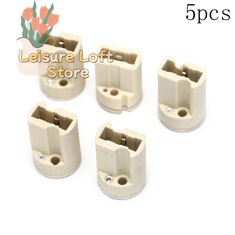 

Комплект из 5 переходников для ламп G9 на E27/GU10 – керамический адаптер для основания лампы для модернизации светильников под светодиодные/стандартные лампы