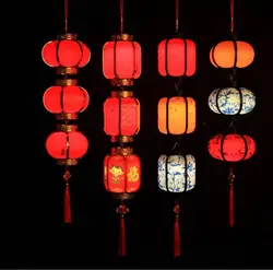 Portable Blossom Flower Light Lamp DIY Retro Style Chinese Lantern Palace Glowing Lanterns For Mid-Autumn Festival Party Decor