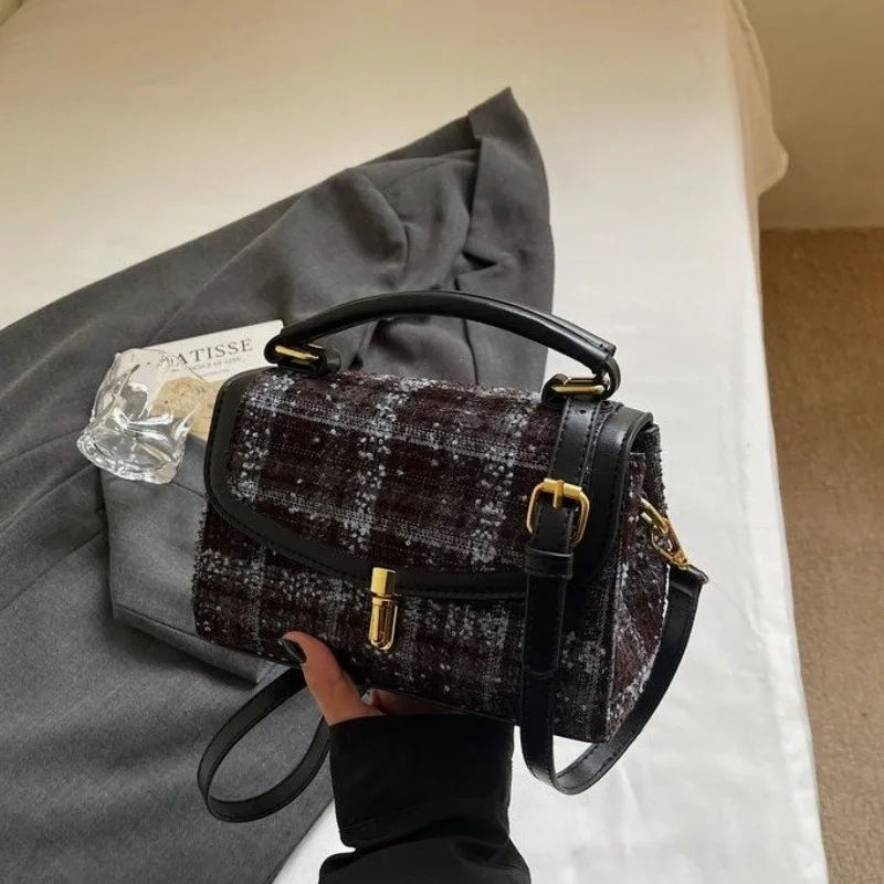 رشيقة حقيبة يد عملية مكتب التنقل اجتماع الأعمال 2025 نموذج جديد أنيق رائع براقة الخالدة