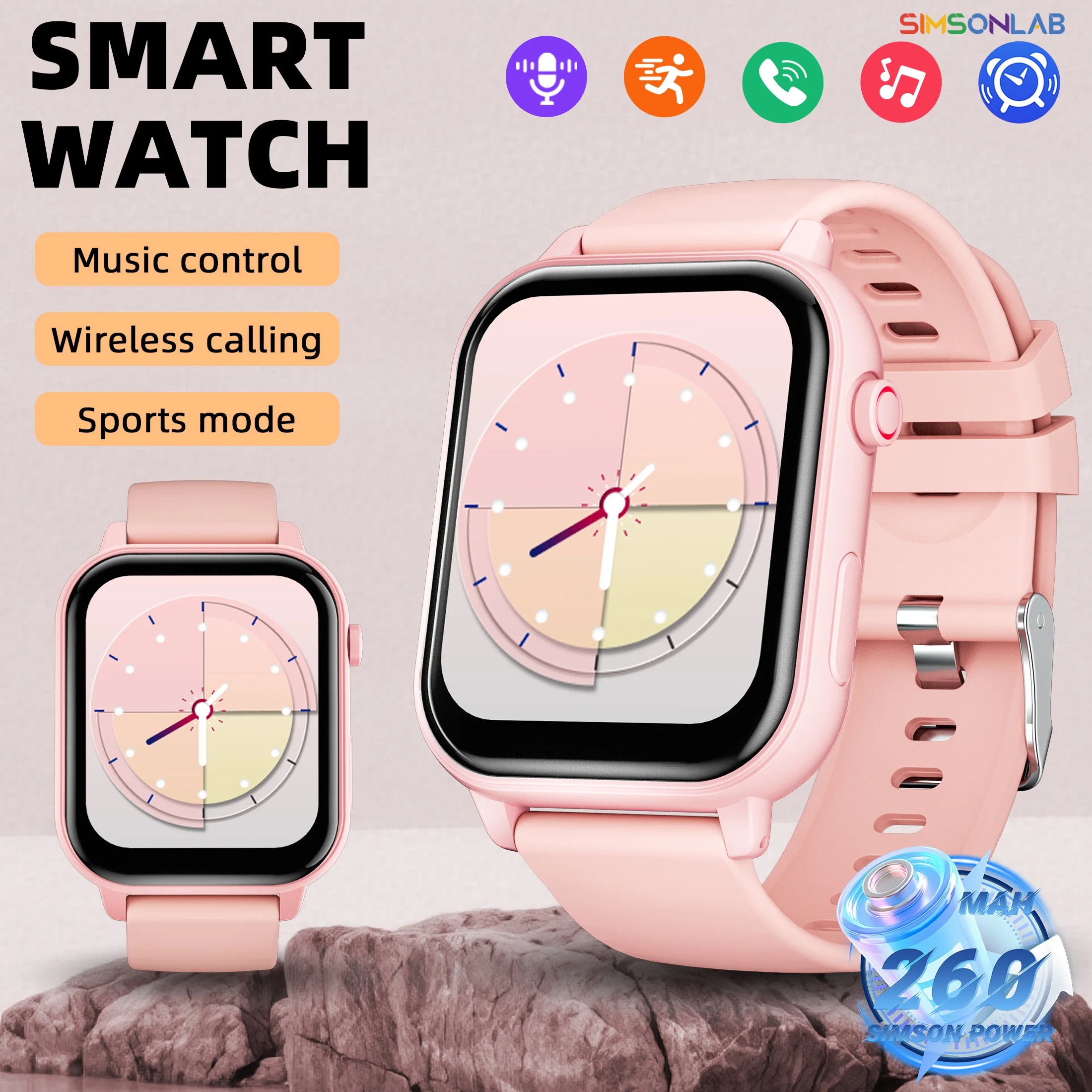 

Новые смарт-часы 2026 года с HD-экраном 1,83 дюйма, Bluetooth-звонками, мультиспортивными режимами и мониторингом сна – лучший подарок для мужчин и женщин