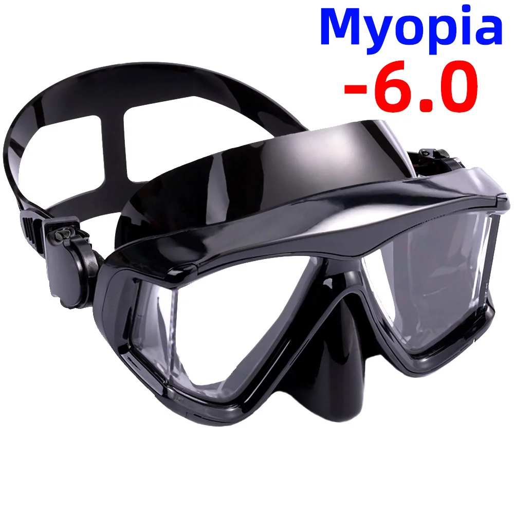 Optische Myopie Schnorchel Tauchmaske Schwimmbrille Kurzsichtige Kurzsichtige Ausrüstung Panorama Weitsicht Erwachsene Jugend -1,0 bis -6,0
