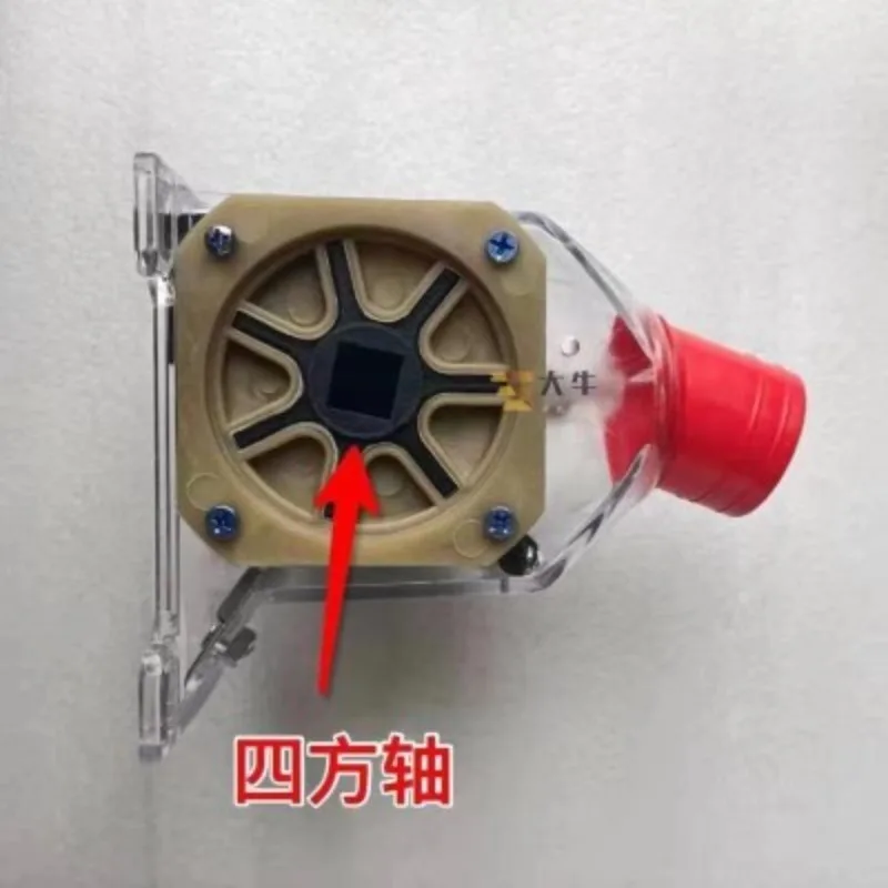 Fertilizer box, brush fertilizer applicator, fertilizer discharge warehouse, seeder accessories, transparent PC material