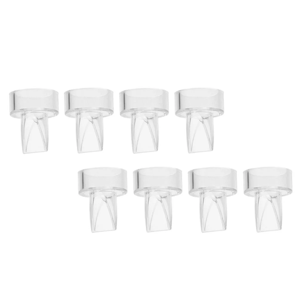 8 Stück Milch pumpe Zubehör Silikon teile Baby flasche Ventile manuelle Frauen Rückfluss