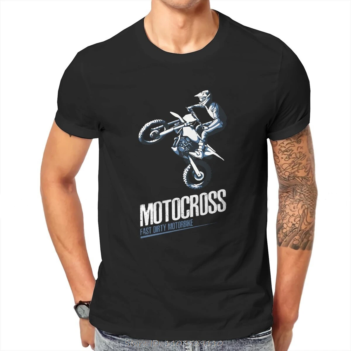 Motocross Newest T-Shirt Enduro Cross Motorcycle Racing Men Harajuku Pure Cotton Tops T Shirt O-neck Fitness Tshirt Tees Tops