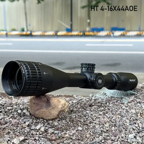 March HT 4-16X44AOE Tactical Riflescope Spotting Rifle Scope Hunting Optical Collimator Airsoft Airgun Sight Red Green Cross