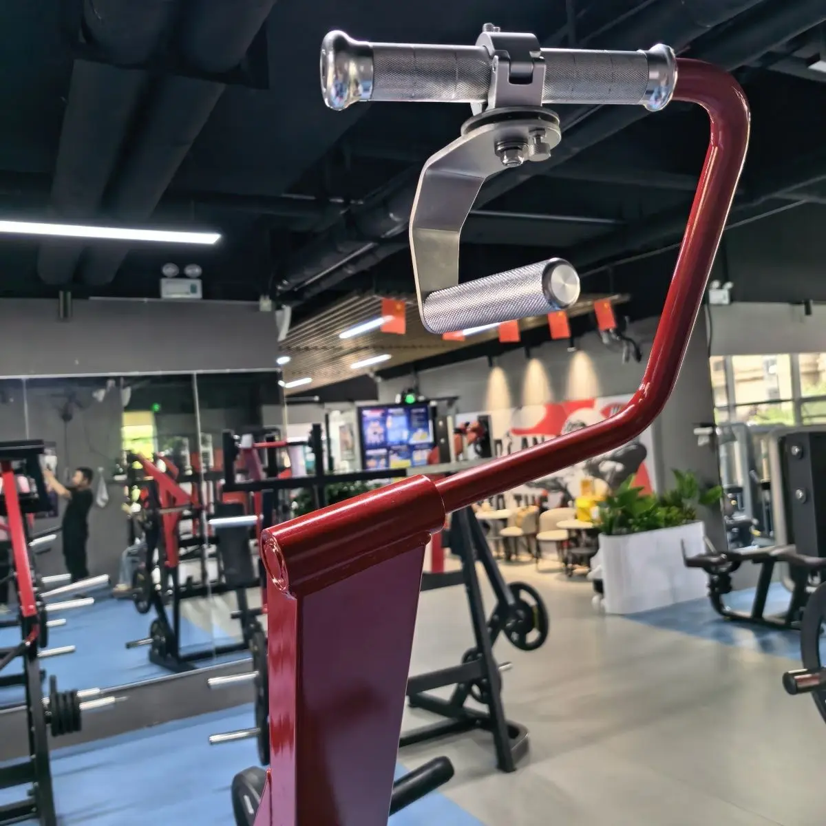 360 Degree Swivel Pull Back Rowing Grip, Rotatable Adjustable Gym Fitness Accessory for Cable Machine