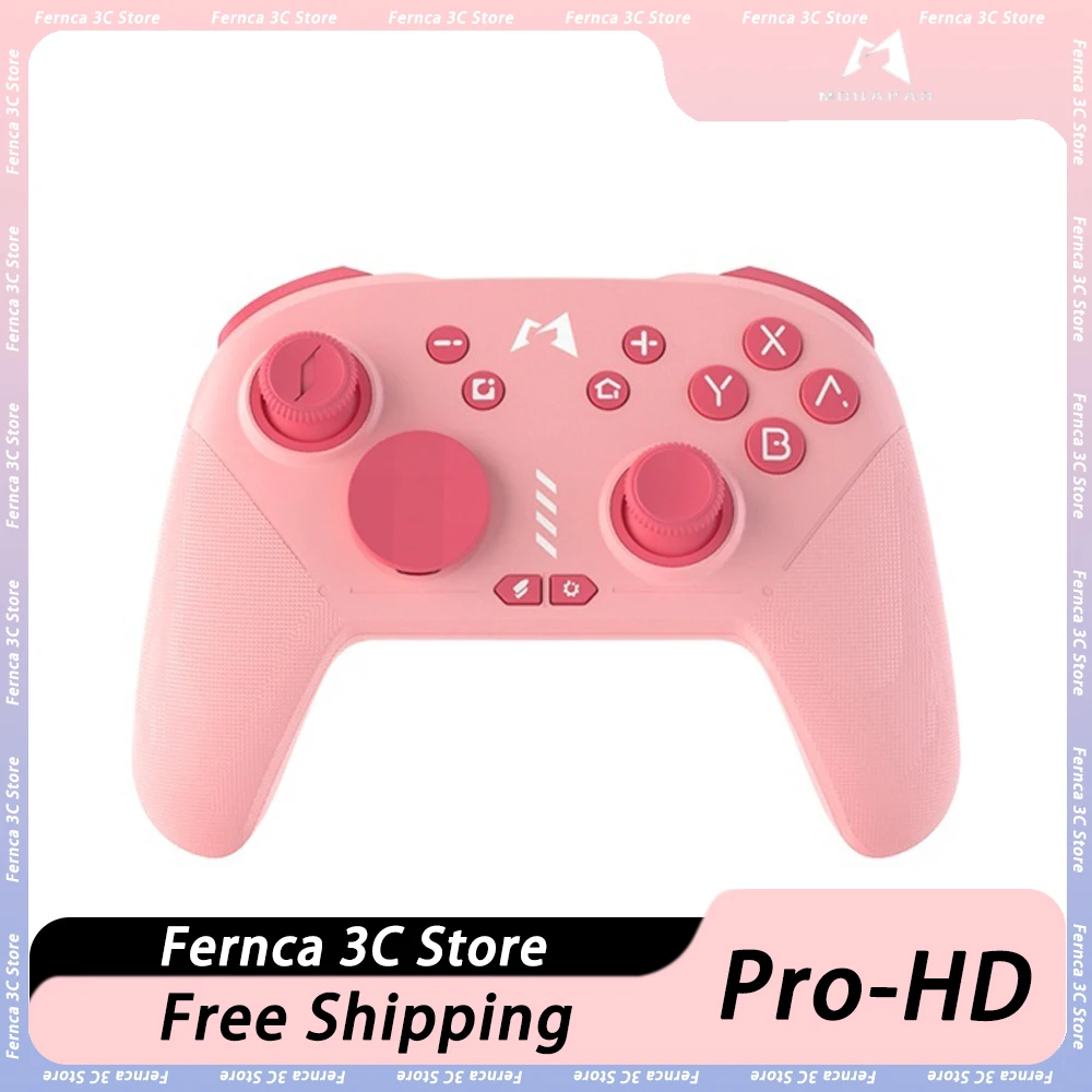 

MOBAPAD Pro-HD Gamepad Tablet Controller Red Powder Wireless Bluetooth Customization Electronic Sports Game Controller Gift