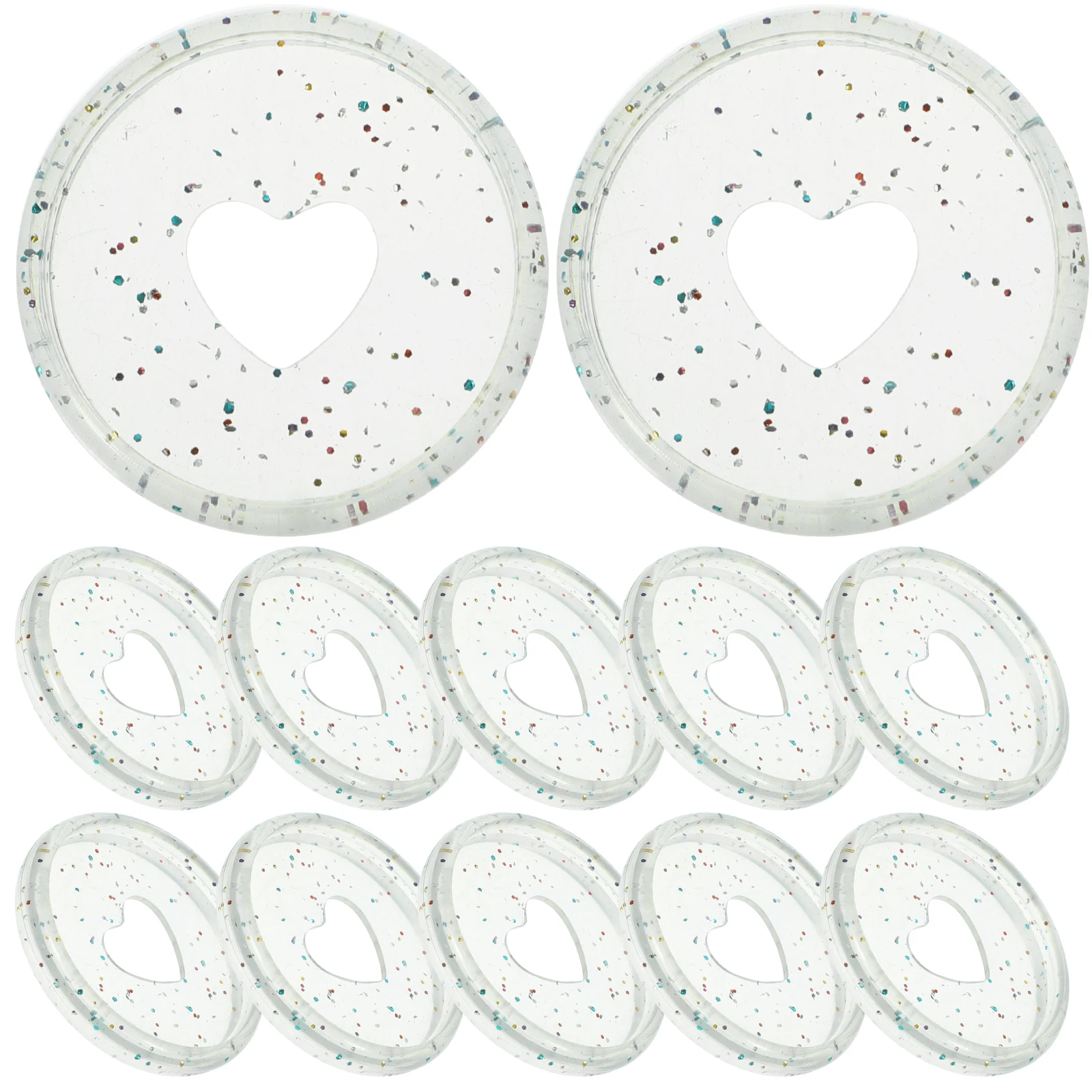 50pcs 28mm Binder Ring Loose Leaf Discs Notebook Accessories Plastic Binding Tools Office Use Round Design