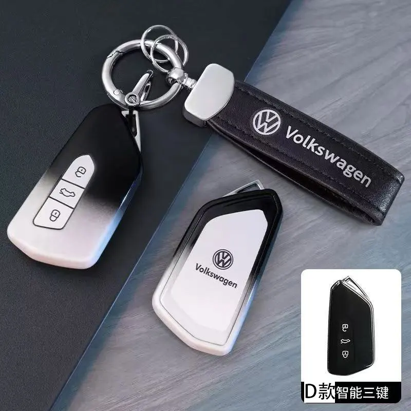 

Car Key Case Cover For VW Volkswagen Golf 8 MK8 Cupra Skoda Octavia A8 SEAT Leon MK4 2020 2021 Accessories