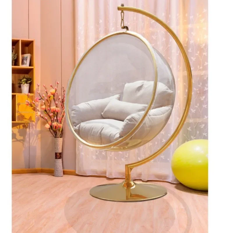 Nordic Ball Transparent Bubble Lounge, Hemisphere Face Chair, Space Chair, Acrylic Face Basket, Girl Coussins Room, Café Chairs