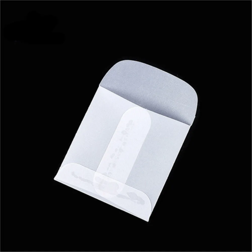 50Pcs/Lot Mini Paper Oval Handles Envelopes Small Parts Gift Packing Bag For  Jewelry Earring Necklace Storage Bag Wholesale