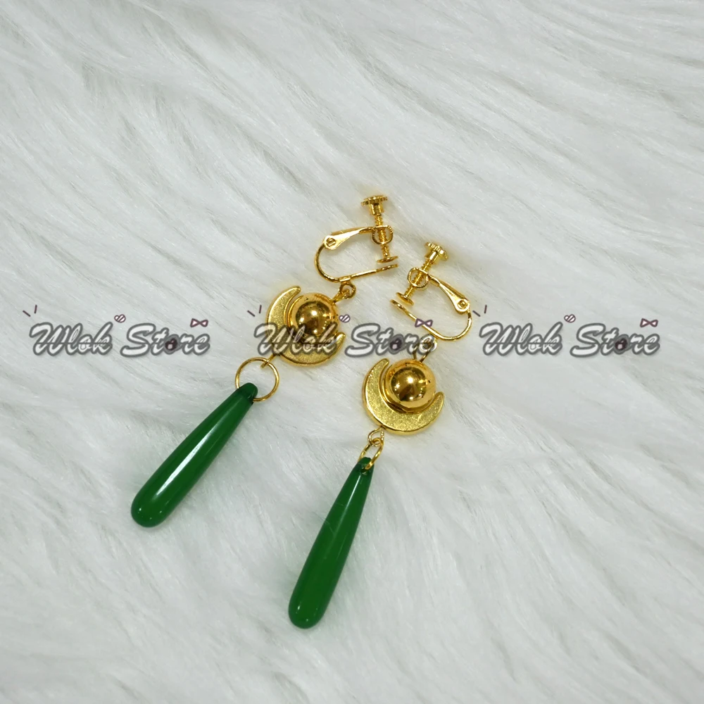 Anime Apothecary Diaries Maomao Cosplay Halskette, Ohrringe und Haarspangen Mao Mao Gartenparty Cosplay Kostümzubehör – Detail 5