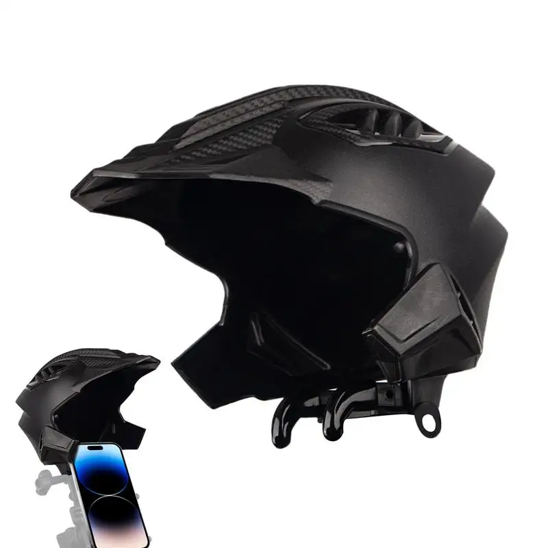 

Аксессуары для держателя телефона на мотоцикле, аксессуары в форме шлема для велосипедов, держатель для телефона, вращающийся козырек для крепления мобильного телефона на мотоцикле