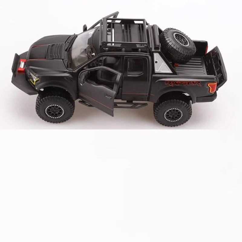 

Maisto 1:24 F150 Pickup Modified Version Black Alloy Simulation Model Car