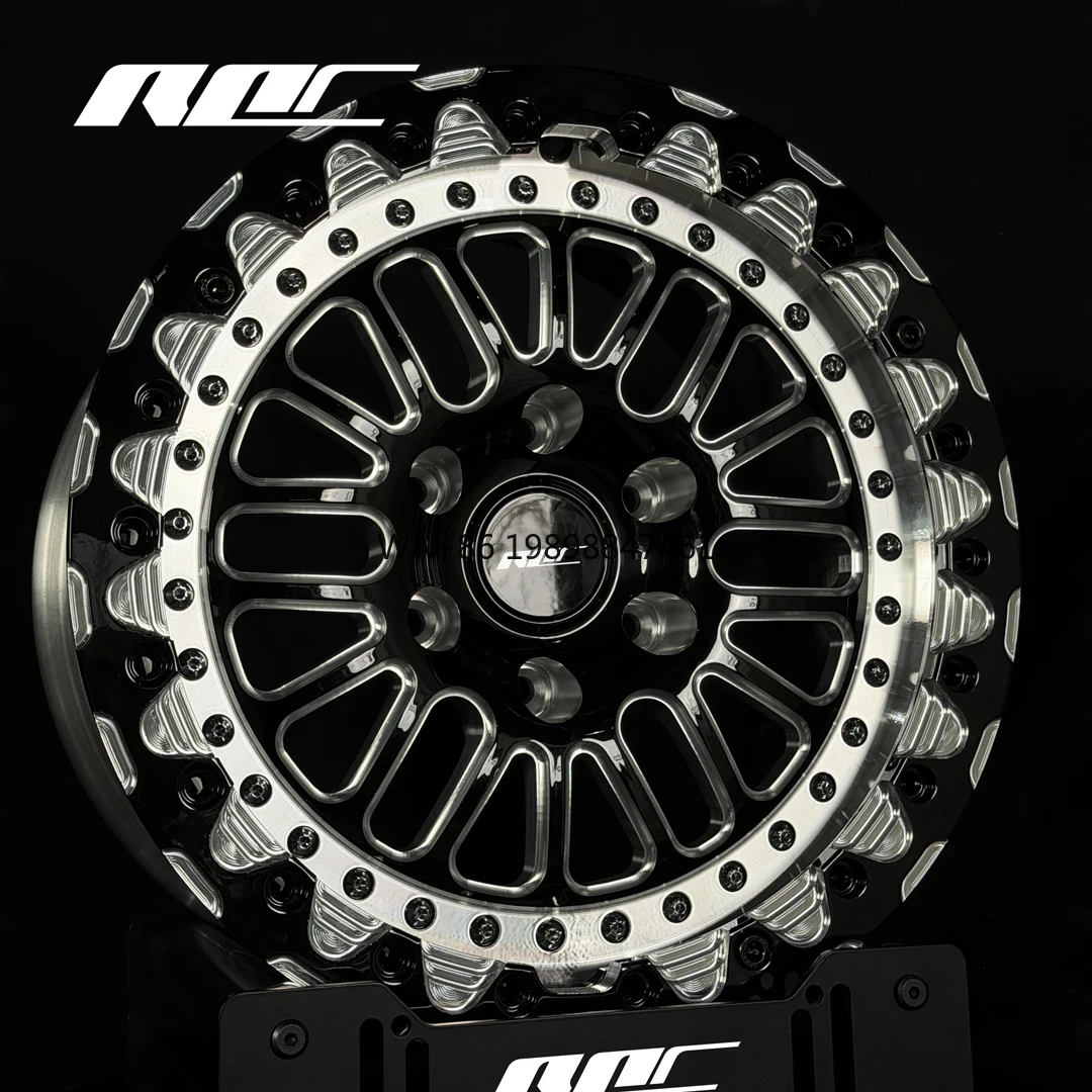 

Roc Custom Drag Beadlock Wheels 6x135 6x139.7 Pickup Rims 18 17 Inch Wheels for Silverado 1500 GMC Sierra 1500 Toyota Tundra