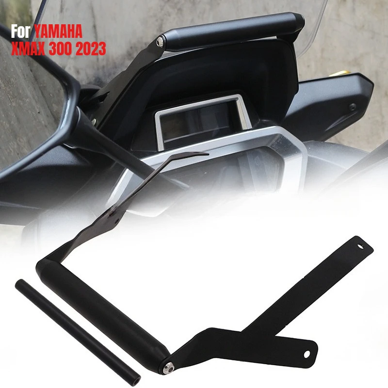 

Для YAMAHA XMAX300 X-MAX 300 XMAX 250 300 2023 2024, держатель для телефона с ЧПУ, подставка, GPS-навигационная пластина, кронштейн, аксессуары