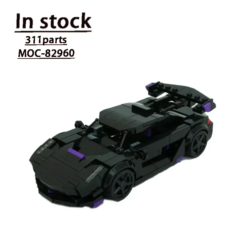 

MOC-82960 новый спортивный автомобиль в сборе, сращивание, модель строительного блока MOC, креативный детский строительный блок на день рождения, игрушка в подарок