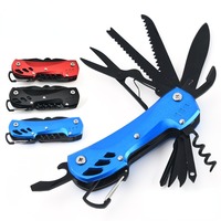Multifunctional Folding Swiss Knife Portable Stainless Steel Pocket Knife Outdoor Camping Emergency CombinationTool