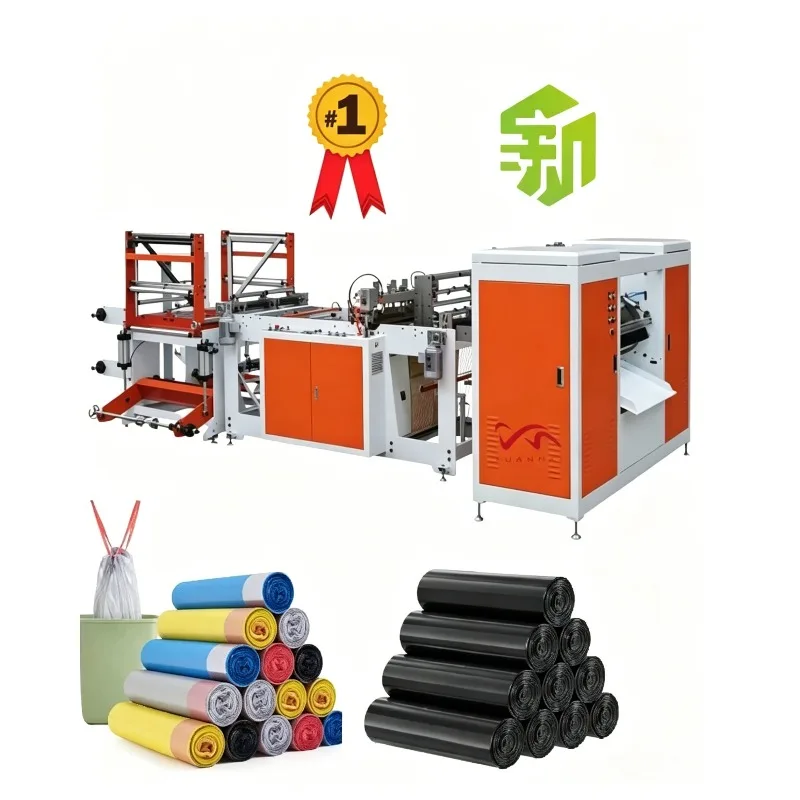 Automatic Plastic Garbage Bag Making Machine with PLC Control and Motor Core Components Plastic Bag Production Line