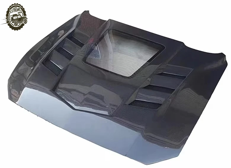 

Car Bonnet GTSS Style Carbon Fiber Front Hood for Ford Mustang Engine Cover