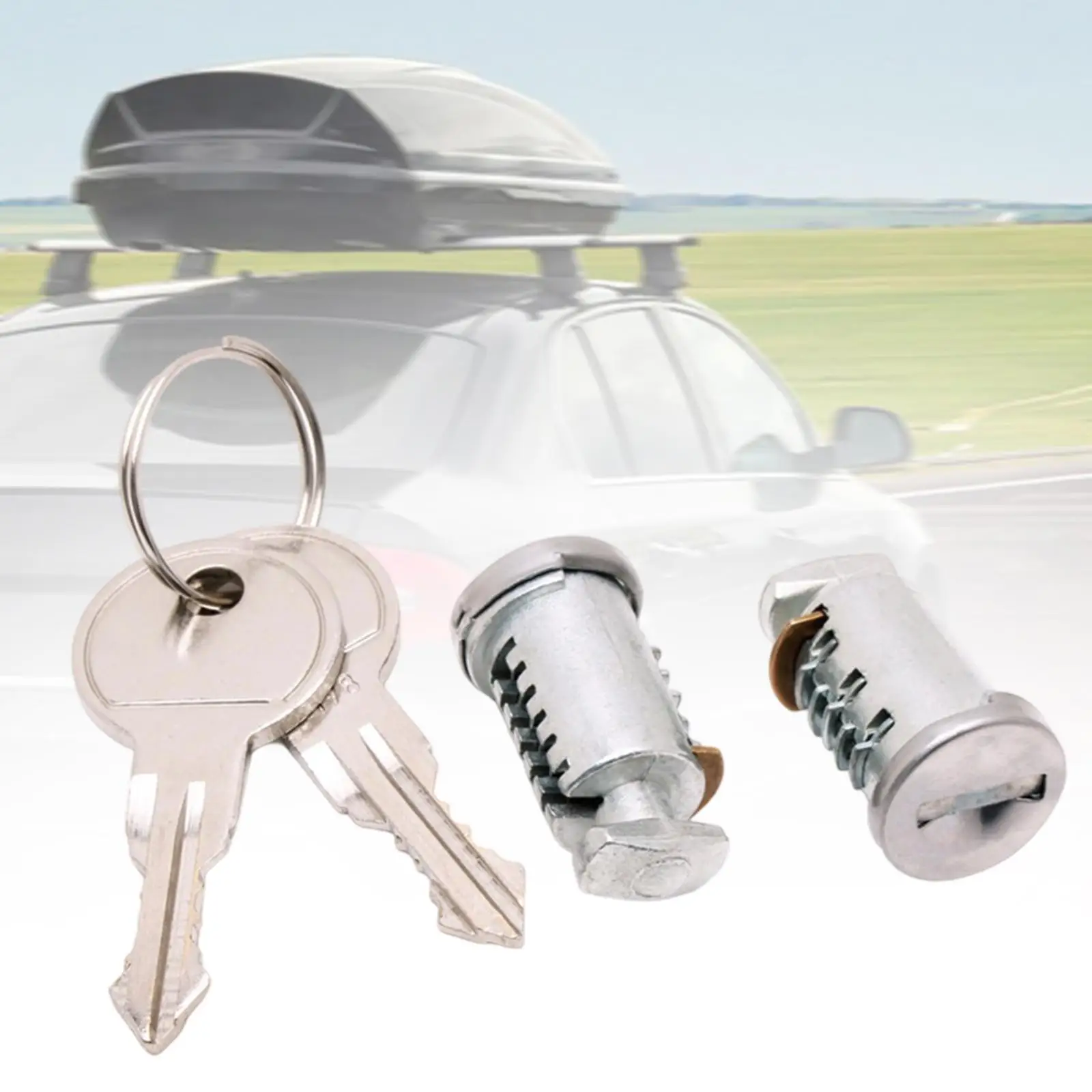 Roof Bar Security Cores Versatile Fittings Sturdy Crossbar Cylinders for Vehicle Truck