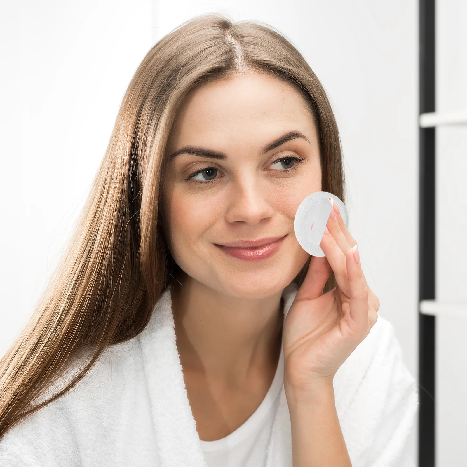 12pçs almofadas de pó redondas pequenas de sopro de maquiagem, ferramentas macias e flexíveis para aplicação de cosméticos faciais, acessório de maquiagem