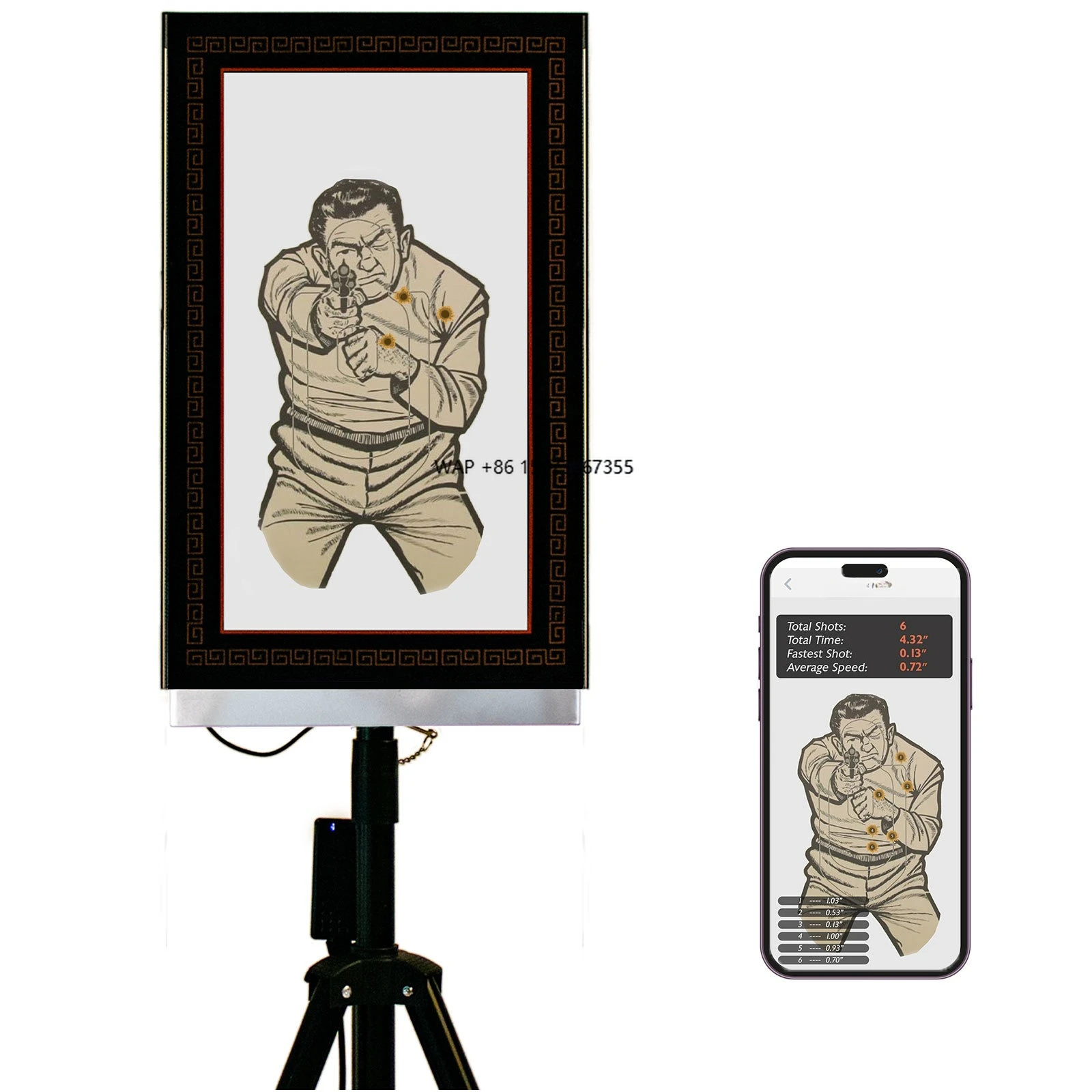 الهدف الذكي المحمول لمدرب الرماية المنزلي الهدف التفاعلي لبيليه BB