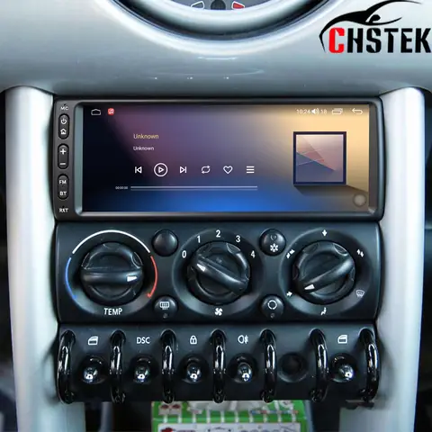 Car OEM CHSTEK Wireless Carplay Media Stereo For BMW Mini Cooper S R50 R52 R53 2004-2007 4G GPS WIFI Handsfree Swap Autoradio BT