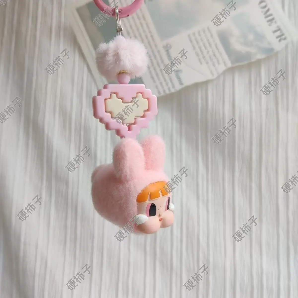 

Cartoon crying baby mini cute figurine DIY reimagined mobile phone keychain, accessory for bags and purses