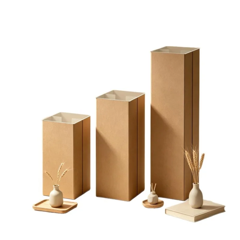 Corrugated Paper Folding Display Table, Retail Stand for Bags Shoes Jewelry Merchandise