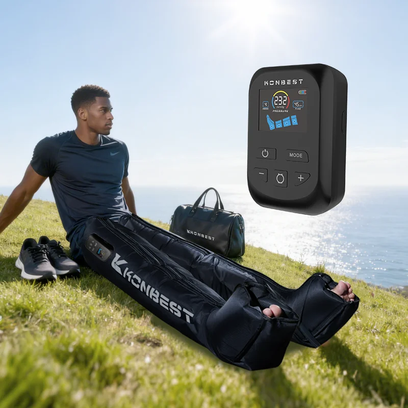 Pneumatic Sports Air Pressure Compression Recovery Boots Leg Massager Machine Pressotherapy for Athlete Blood Circulation