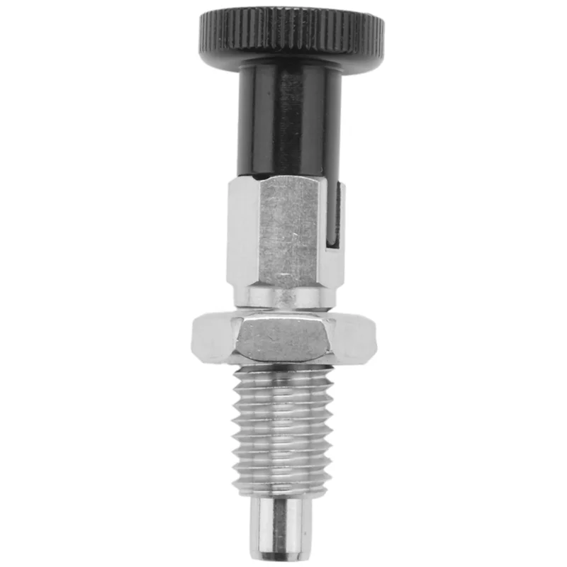 AA49 8X M10 الفولاذ المقاوم للصدأ الذاتي قفل مؤشر المكبس دبوس مع وظيفة القفل الذاتي لتقسيم الرأس