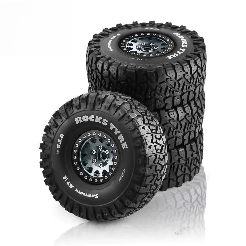 1.9 polegadas Victory 120mm Pneus Rodas de Metal para 1/10 RC Crawler Car AXIAL SCX10 Traxxas TRX4 RC4WD D90 Acessórios de Brinquedo da Moda