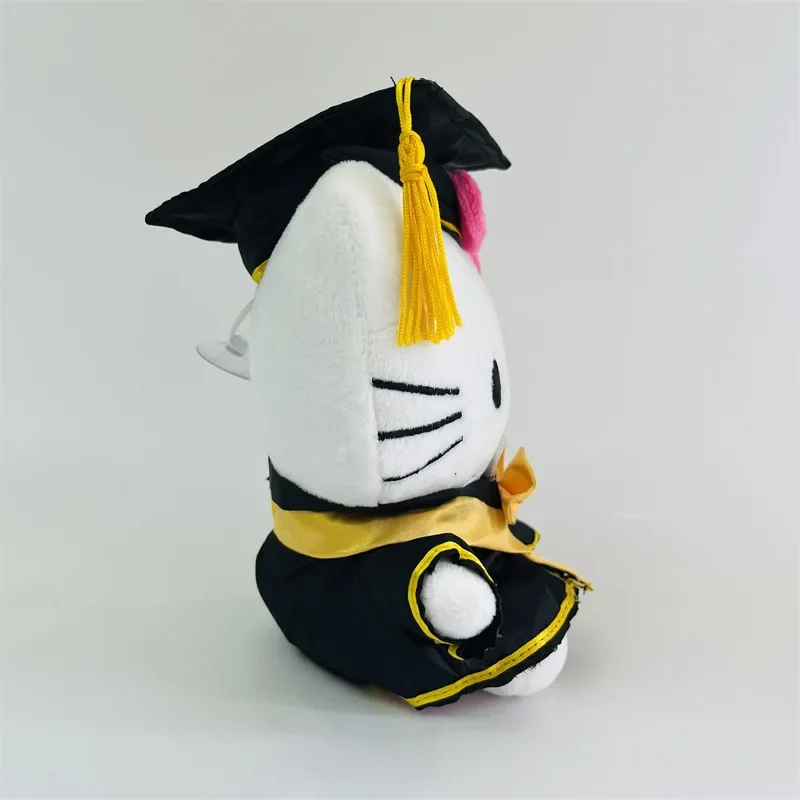 2024 Sanrio Graduation Season Hello Kitty Plush Toy Anime Cartoon Soft Stufffed Doll Room Plushies Decoration Toys Children Gift