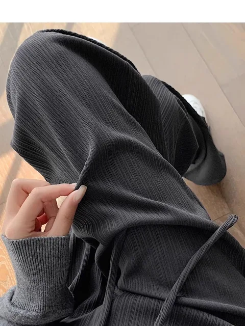 New Maternity Pants Spring and Fall Summer Petite No Toddler Drawstring Straight Pants Wide Leg Pants Pants Maternity Wear 4