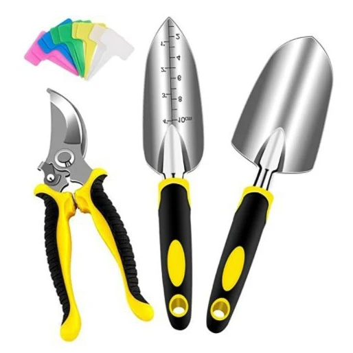 園芸用手工具セット 熱販売 DIY アルミ移植用カルチベーター ソフトプラスチックハンドトロウェル 手動