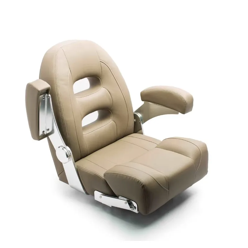 

Marine Boat Captain Seat Marine Grade Swivel Folding Marine Comfortable Deluxe Boat Seat for Boats